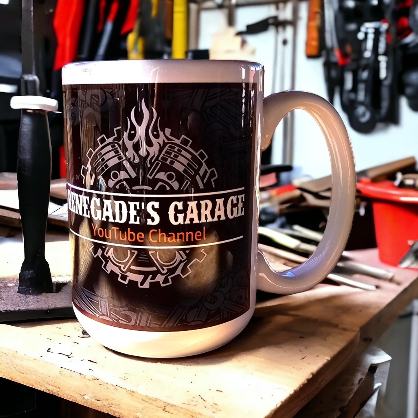 Tony's Hot Rod Garage 15 oz. Becher